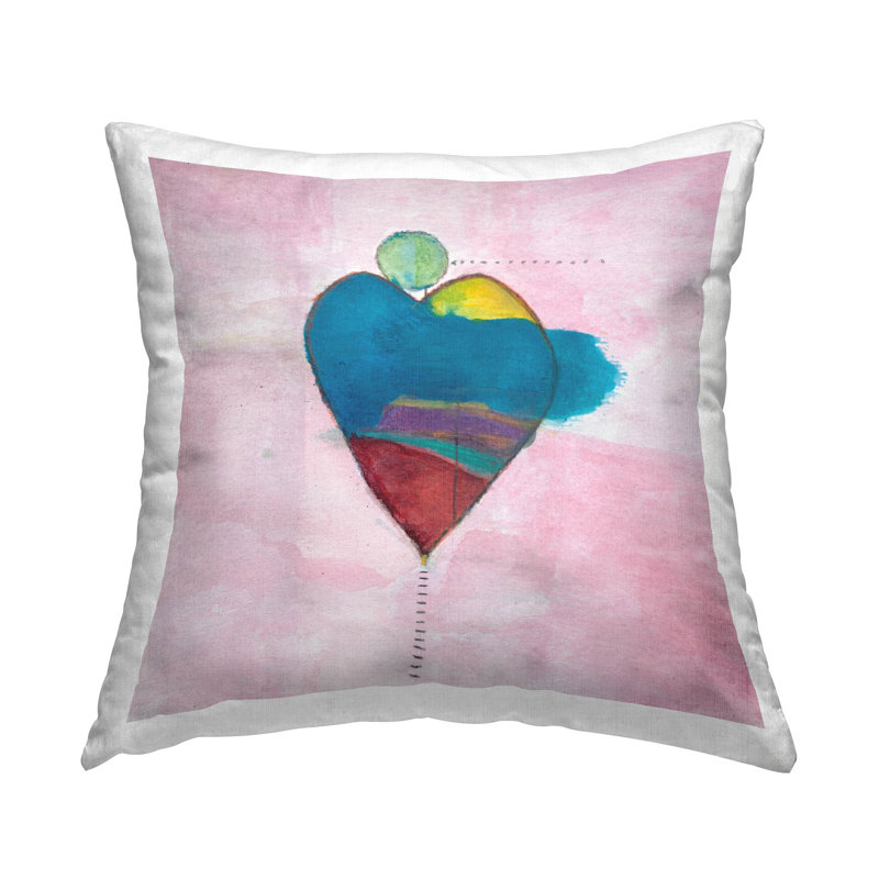 Polyester Throw Square Pillow Cover & Insert