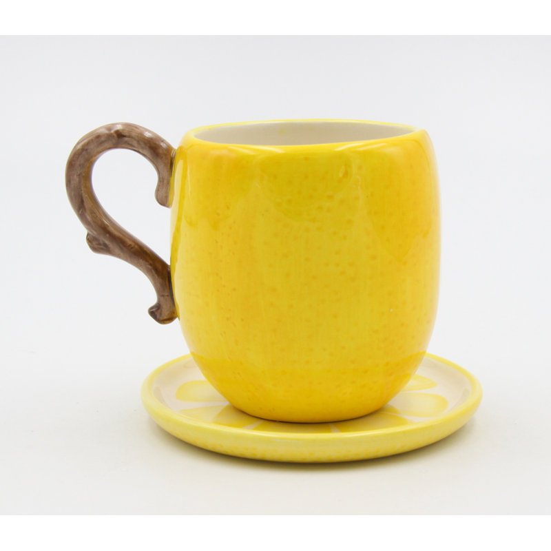 Ensemble 4 pièces tasse à thé & soucoupes Greeson
