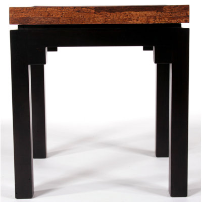 Kan Solid Wood Tray Top End Table