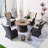 Aeryna Wicker/Rattan 4-Person Seating Group With Cushions