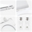 Toilet Seat Adjustable Polypropylene Bathroom Fixture Modern Accessory-1565196646