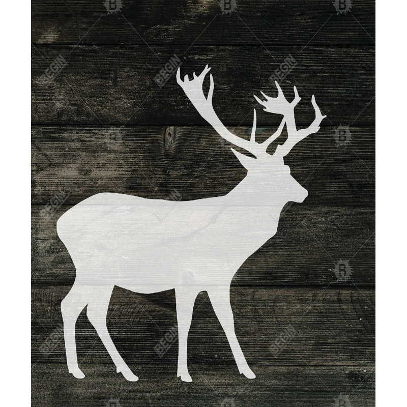 Deer on Wood Background Rustic Brown Duvet Cover | Home Decor