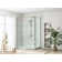 60''W Shower Base in White with Single Threshold Shower Pan, Non-slip Design