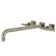 Kingston Brass Milano Two-Handle 3-Hole Wall Mount Roman Tub Faucet
