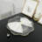 Clear Charger Plates with Gold Rim, Plastic