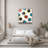 Stunning Decorative Tempered Glass Painting, 19.7 x 19.7 Inches | 100% Tempered Glass, Thickness: 0.16 Inches | UV Printing for Vibrant Colors | Perfect for Home Décor, Living Room or Office Wall Art