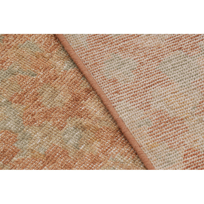 Distressed Homage Floral Area Rug, Runner 3' x 8'