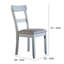Chaise d'appoint en tissu beige