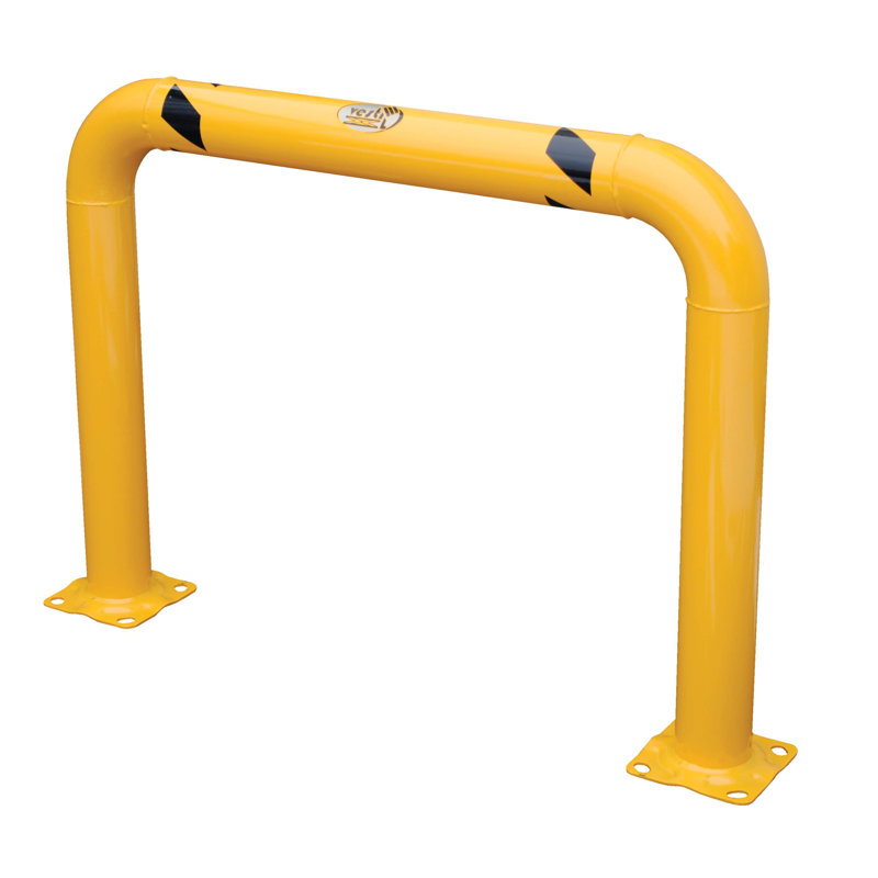 High Profile Rack Guard, Yellow, 36.56" H x 52.13" W x 8" D