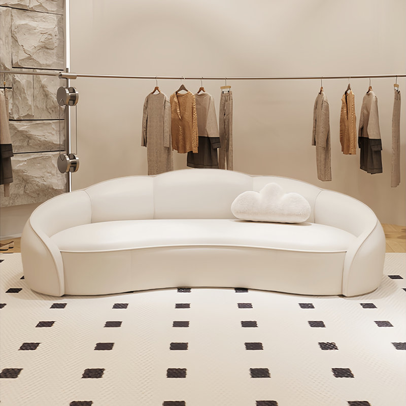 Renninger, H 29,53 po x l 82,68 po x P 35,43 po, 3, Blanc cassé / blanc
