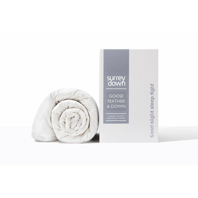 Goose Feather & Down 10.5tog Duvet, Double (200 x 200cm)