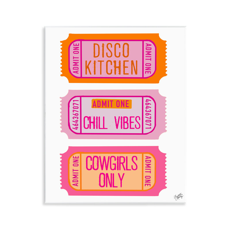 Plaque murale "Disco Cowgirl" par Elizabeth Medley