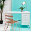 Jolisha Steel Writing Desk