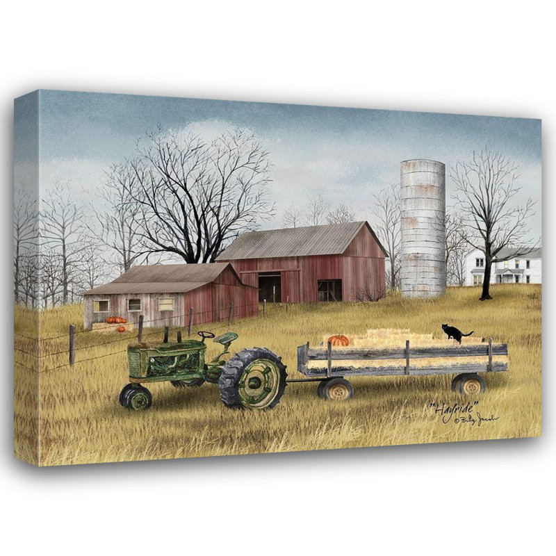 August Grove Jacobs, Billy Gallery Wrapped Canvas Art Titled: Hayride, 36" H x 47" W