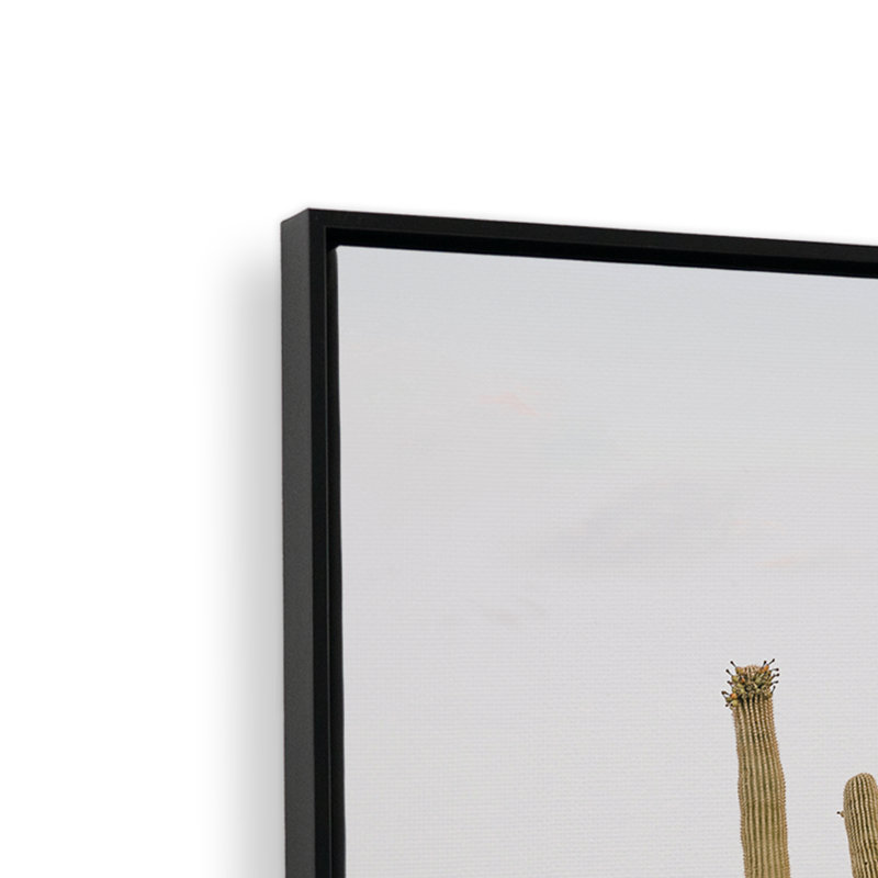 «Desert Majesty» sur toile par Krista Mosakowski, Cadre flottant noir satiné, H 32 po x l 22 po