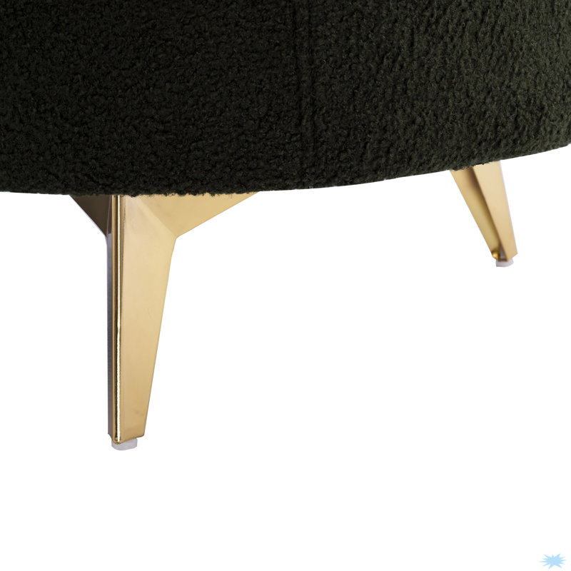 Tabouret de rangement rectangulaire multifonctionnel, Vert