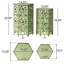 Tables d'appoint - 2 po, style découpé, tubes de fer, sarcelle craquelé, rehausse l'espace de la cour, aucune table d'assemblage requise Deux tailles différentes, design, bleu, idéal pour la décoration extérieure-1858395512