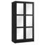 Armoire-penderie à miroir 100% en bois massif 2 portes-1407219513