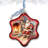 4'' Glass Hanging Figurine Ornament