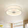 19.6'' Ceiling Fan with Light Kit and Remote Control Included