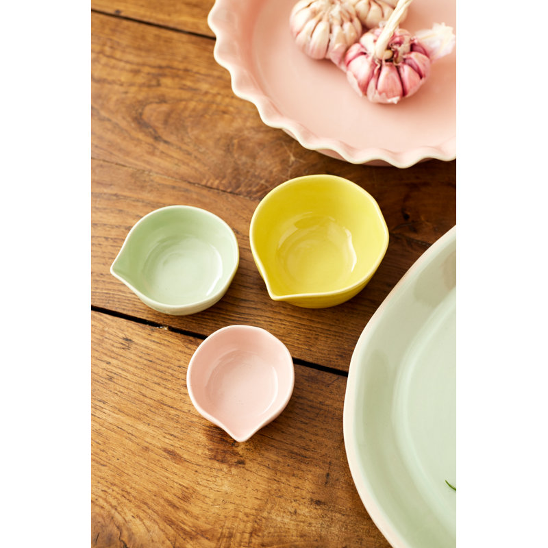 Jamie Oliver Big Love Pinch-Me Pots, Set of 3, 1, ½, ¼ cups