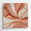 «Lyrical Abstraction 74», art mural en métal beige