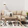 Amina 54" Wide Symmetrical Sectional Seating Group