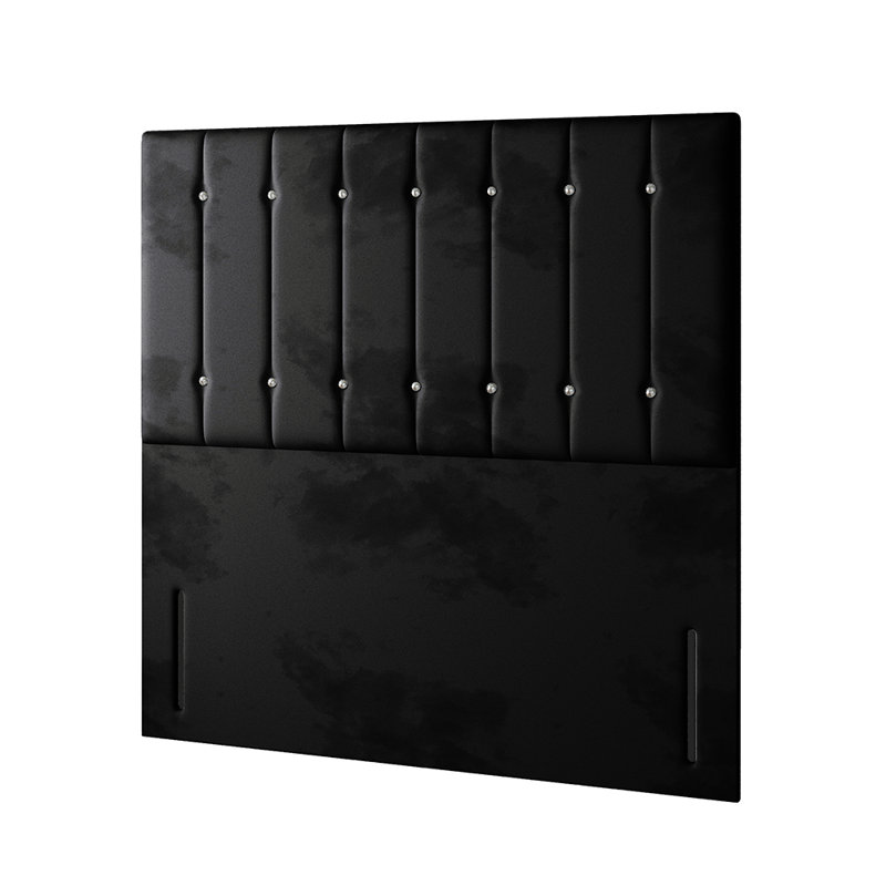 New Fairfield Divan Bed Base, Black, Super King (6'), No Drawers