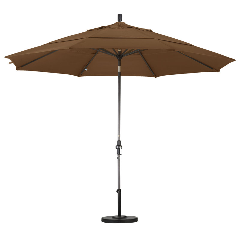 Parasol de marché 11' en aluminium, Toile Cork Sunbrella®