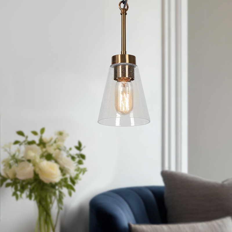 1-Light Mini Kitchen Island Pendant Light