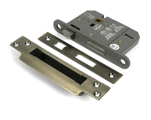 Sash Lock, Aged Brass