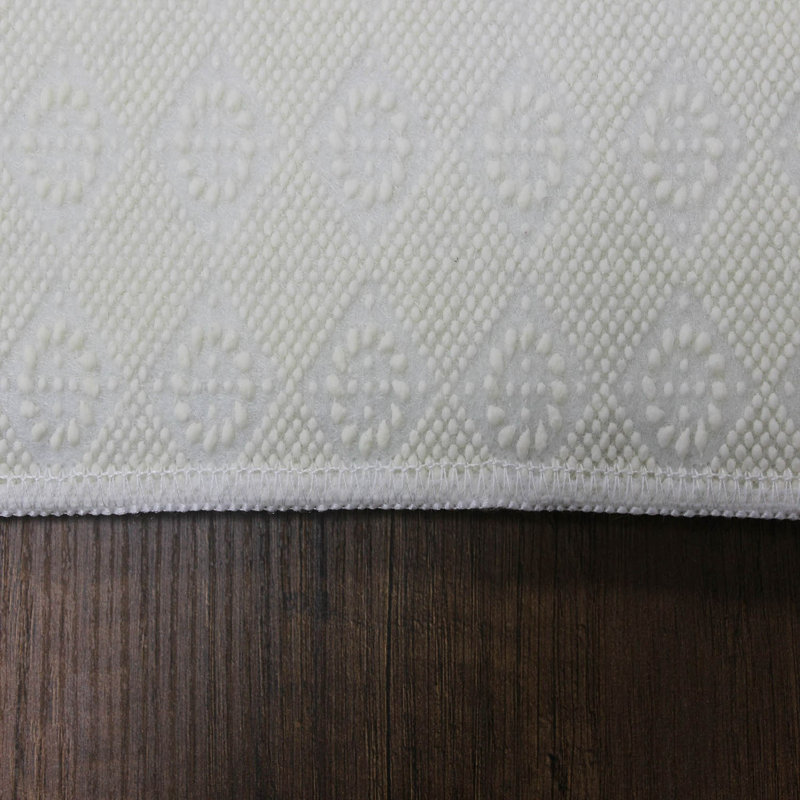Premium Hall Carpet, 2.6 x 9.8 ft | 100% Polyester, 0.04 in Pile Height | Antibacterial & Non-Slip Underside | Machine Washable, 3D Digital Printing | Durable Woven Design for Living Room & Entryways
