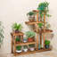 Solid Wood Plant Stand 8 Tier