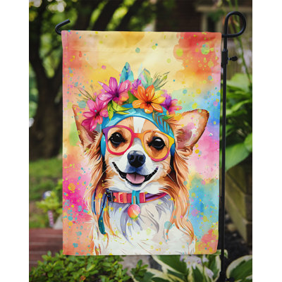 Drapeau de jardin Hippie Dawg