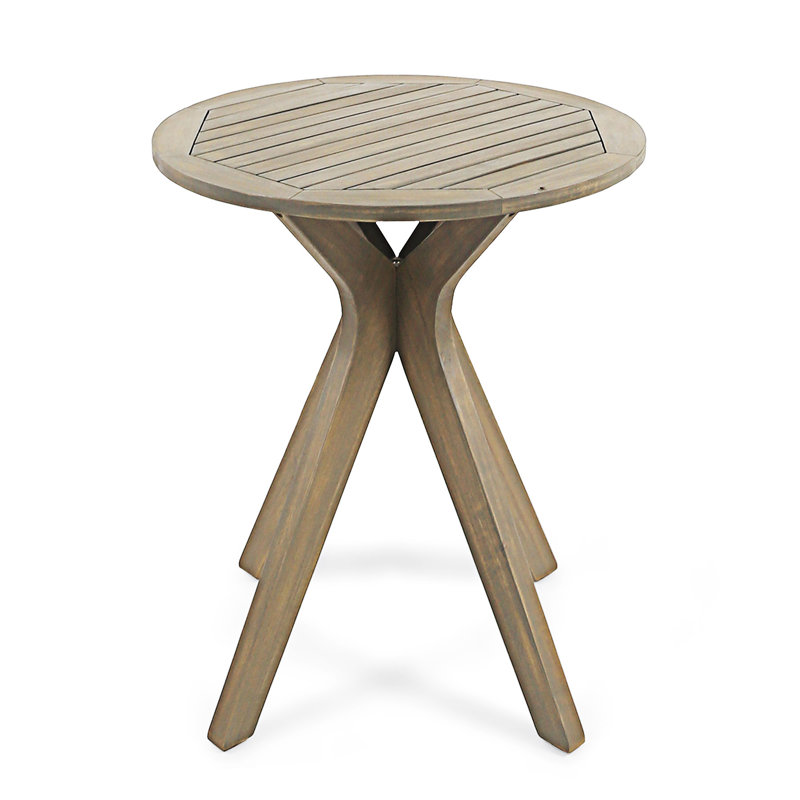 Outdoor Side Table, Gray