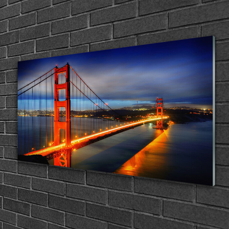 Architecture Bridge - Unframed Photograph on Glass