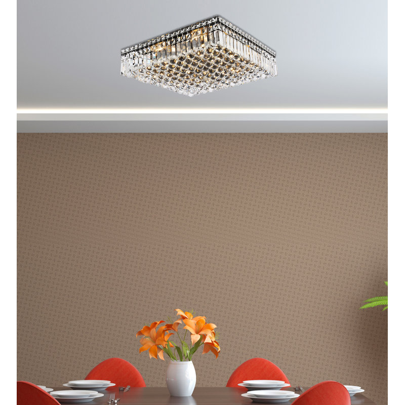 Titan Crystal Flush Mount