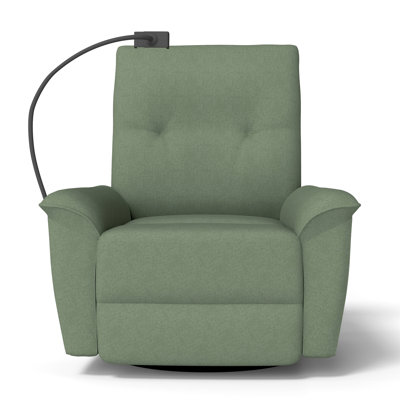 270° Power Swivel Rocker Recliner Chair W/ Phone Holder