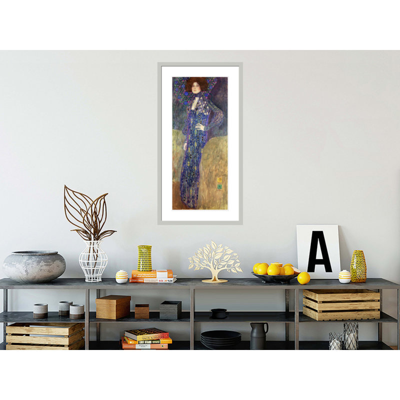 «Emilie Floege» par Gustav Klimt, impression giclée encadrée, 41.5" H x 21.69" W