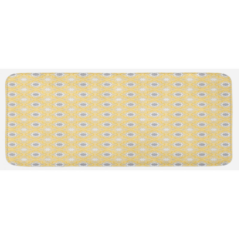 Tapis de cuisine quadrilobe