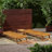 Encinal Outdoor Acacia Solid Wood Chaise Lounge Set-1679851174