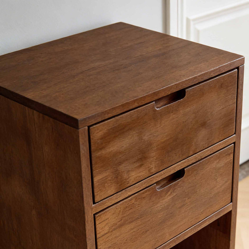 Rangement à chaussures de style français, Bois brun foncé