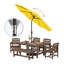 Parasol de marché avec manivelle Beka-1993200669-1941327333