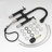 3 Hole Bridge Kitchen Faucet With Pull Down Sprayer,2 Handle Faucet For Kitchen Sinks Pull Out Sprayer Kitchen Sink Faucet-117237877