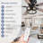 52" Flush Mount Ceiling Fan Light and Remote,Quiet Reversible DC Motor,E12 Base,Pull Chain-1928604786