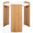 Kynisha Travertine Accent Table