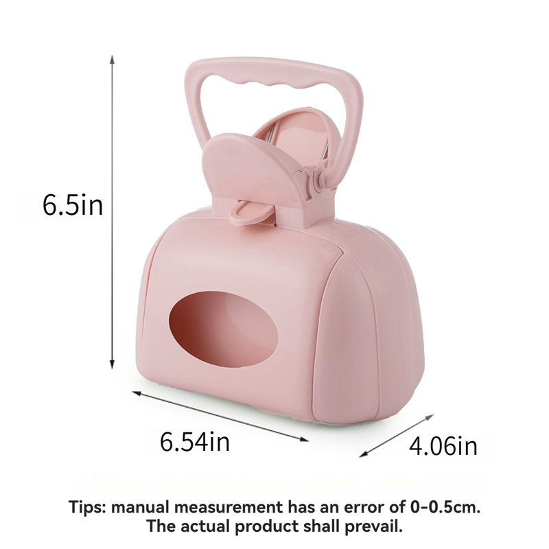 Cueilleur de crottes d'extérieur portable, Rose