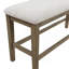 Ensemble de table de salle à manger avec banc et chaises d'appoint