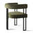 4 - Person Dining Table Sets With Round Table & 4 Upholstered Velvet Chairs-895258791