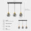 Crespin 3 - Light Kitchen Island Pendant-1685864655-1685864654